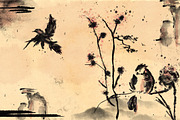 50 Sumi Brush Pack-Photoshop Brushes, a Brush Add-On by Photohacklovers (Thumbnail 8 of 11)
