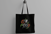 Snake and Roses, an Illustration by nomlimo.com (Thumbnail 2 of 3)