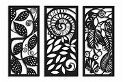 Modern Wall Art Silhouette Vector, an Illustration by jahid234 (Thumbnail 9 of 9)