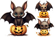 Halloween Bat Sublimation PNG Bundle, a Seasonal Illustration by Creative Arslan (Thumbnail 4 of 9)