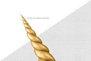 Isolated unicorn horns clipart, an Object Graphic by The Graphic Parade (Thumbnail 3 of 4)
