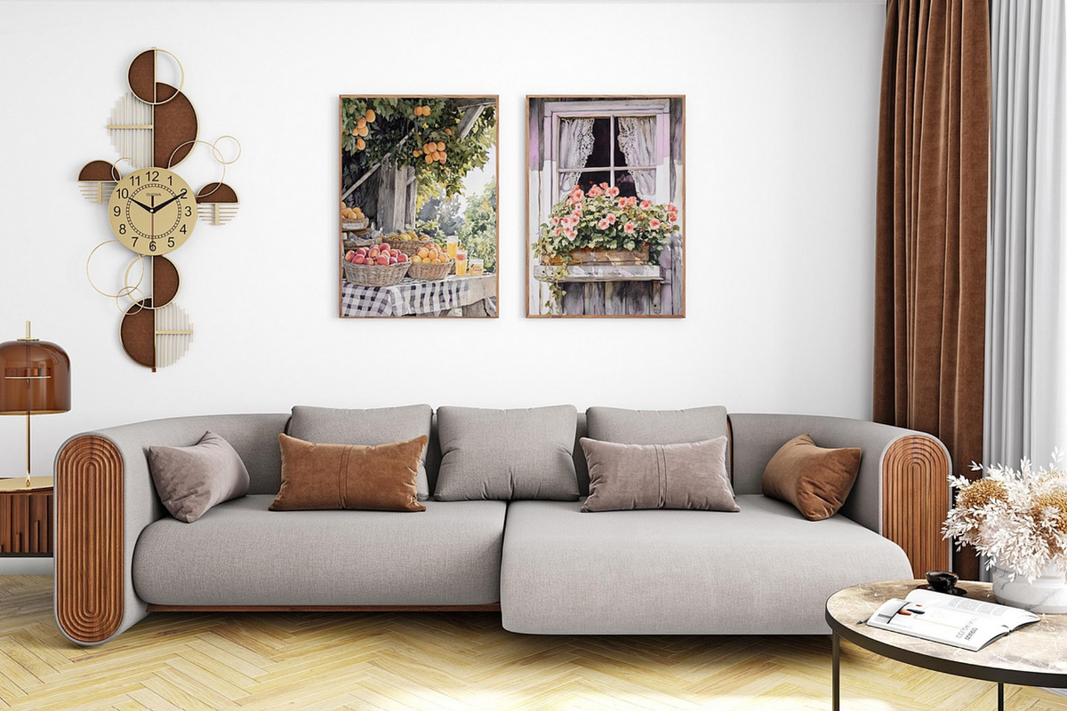 Watercolor Farmhouse Wall Art Set, a Decorative Illustration by PrintablesByFranklyn (Photo 7 of 10)