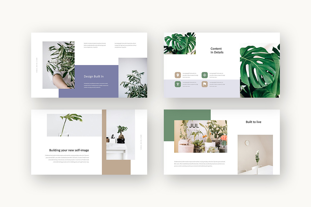 Gvio : Botanical Bliss Google Slides, a Presentation Template by Punkl Camp (Photo 5 of 16)