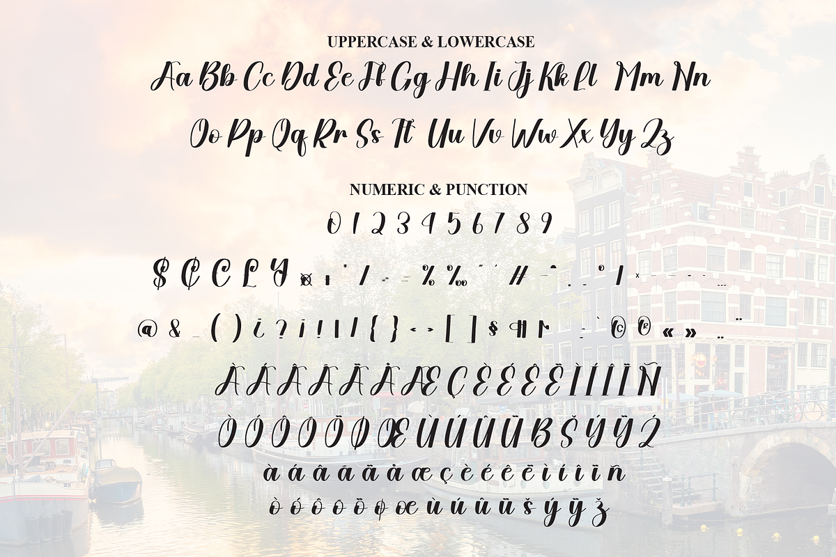 Amsterdam | Script Font, a Handwritten Font by Scratchones (Photo 6 of 8)