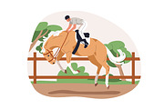 Naughty, disobedient horses training, an Animal Illustration by Good Studio (Thumbnail 5 of 16)