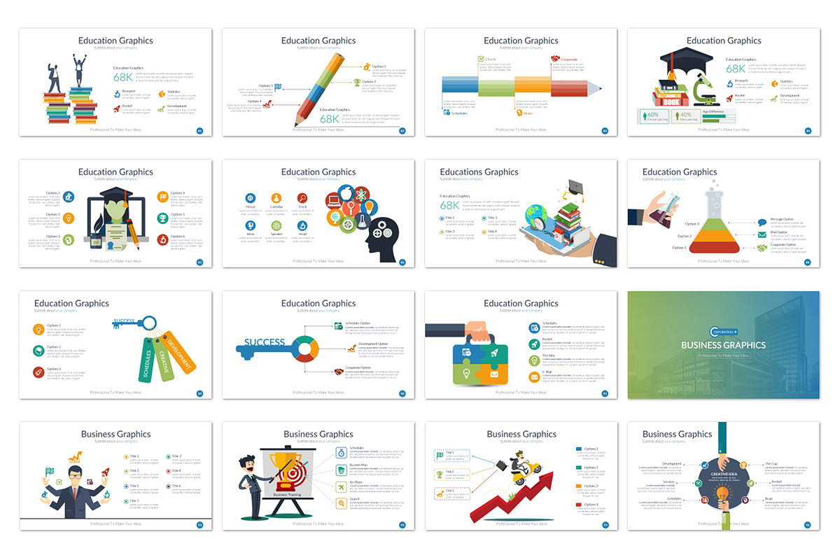 Annual Report Powerpoint Template, a Presentation Template by UniqueStudio (Photo 7 of 14)