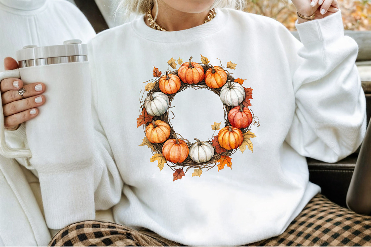 Watercolor Cozy Haunt Clipart Bundle, an Illustration by Sublimation Artist (Photo 4 of 6)