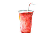 10 Fast Food Watercolor Illustration, a Food Illustration by 1801Prints (Thumbnail 2 of 11)