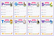 Alphabet Practice Book | Letter, a Stationery Template by Mustafiz (Thumbnail 3 of 4)