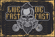 Handcrafted font Dead biker, a Symbol Font by Heather_insane (Thumbnail 4 of 5)