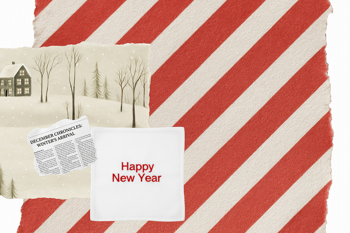 Whimsy Christmas Collage Pack, an Object Graphic by divanovskaya_nv (Photo 4 of 20)