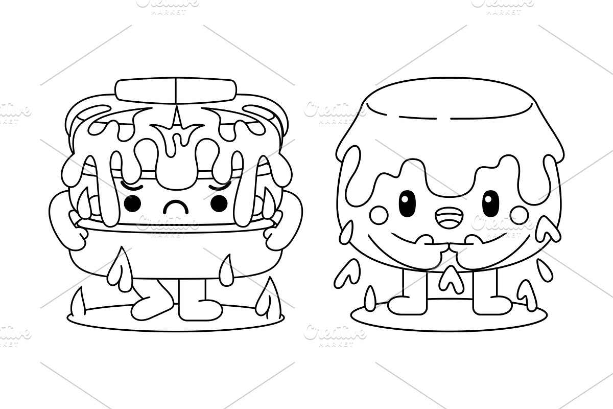 Kawaii Dessert Coloring Book vol 02, an Illustration by MEDZ (Photo 3 of 3)