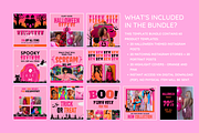 Halloween Instagram Templates, a Social Media Template by SunshineStudioBoutique (Thumbnail 2 of 8)