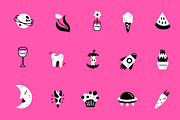 CUTE! Vector Doodle Set, an Illustration by katieromanoff_art (Thumbnail 7 of 11)