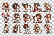 Girl With Unicorn Watercolor Clipart, a Person Illustration by Nicolle's Colorful Art (Thumbnail 2 of 4)