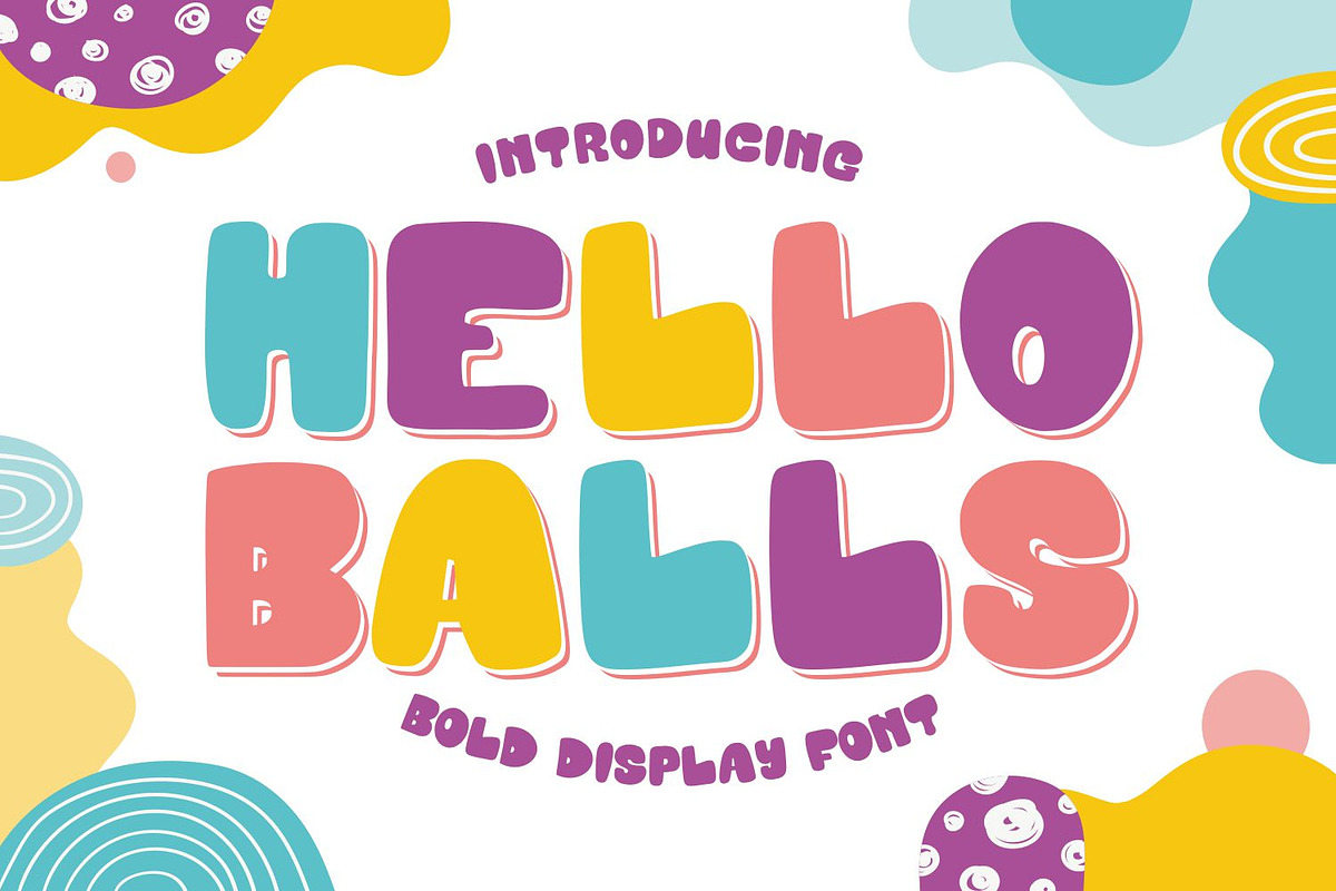 Hello Balls - Bold Font