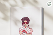 Rococo Strawberry Tea Time Clipart, a Food Illustration by TitaLivingArt (Thumbnail 7 of 9)
