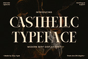 Casthelic - Elegant Serif Typeface, a Serif Font by Dryy.type (Thumbnail 1 of 11)