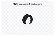 Wig and Hair Icons Set, a Solid Icon by Designfour (Thumbnail 5 of 7)