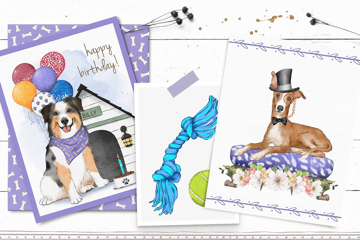 Pet Illustrations Patterns & Borders, a Graphic by Pretty Little Lines (Photo 10 of 29)
