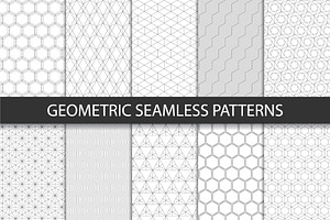Geometric Abstract Patterns EPS+JPG, a Pattern Graphic by Plaid4You