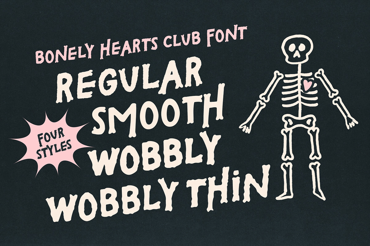 Bonely Hearts Display Font, a Handwritten Font by Nicky Laatz (Photo 6 of 11)