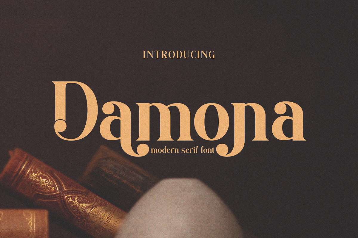 Damona, a Sans Serif Font by Flawless And Co (Photo 1 of 12)