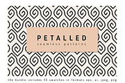 Petalled Patterns Bundle, a Pattern Graphic by Curly_Pat (Thumbnail 1 of 7)