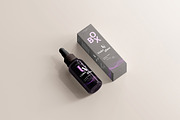 Violet Glass Dropper Bottle Mock-up, a Cups & Container Mockup by pmvch (Thumbnail 3 of 20)