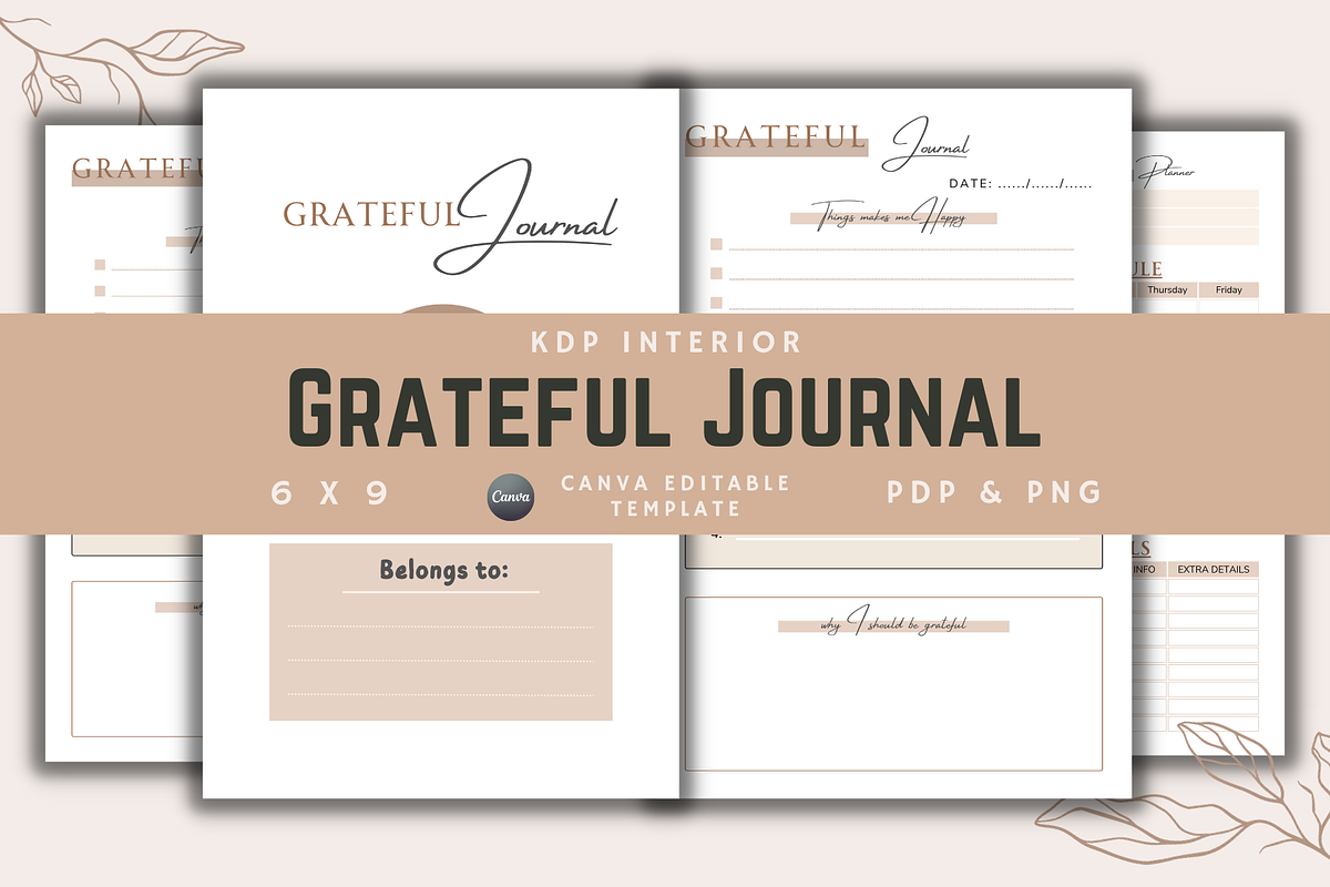 Grateful Journal, a Templates & Theme by KDPISH (Photo 1 of 4)