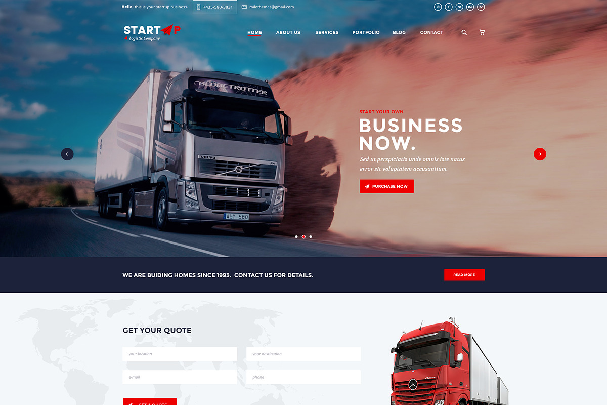 Startup | Basic Business PSD Website, a Websites & App Template by Milo Studio (Photo 5 of 13)