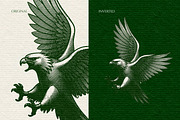 Heraldry Eagle Engraving, an Animal Illustration by Kaizla03 (Thumbnail 4 of 4)