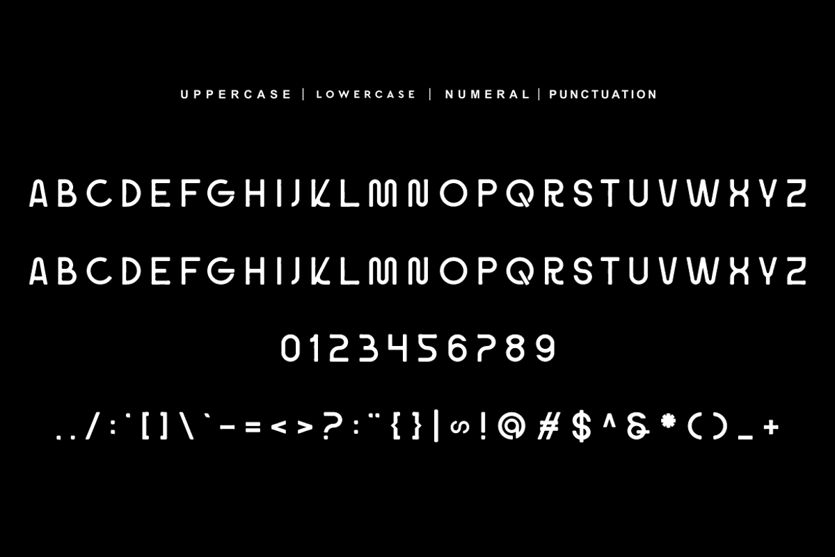Morequem - Corporate Logo Font, a Sans Serif Font by QR Design Studio (Photo 6 of 7)