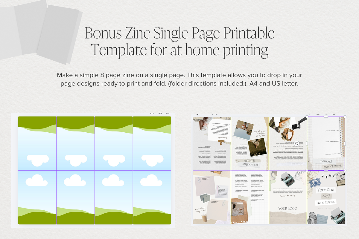 Zine Editable Canva Template, a Magazine Template by Tabitha Emma (Photo 4 of 7)