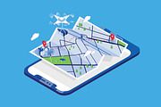 Drone delivery service, a Technology Illustration by Good Studio (Thumbnail 2 of 3)