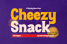 Cheezy Snack – Chunky Retro Font