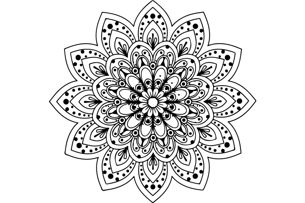Decorative Mandala Flower, an Object Graphic by Designer_Momina (Photo 12 of 20)