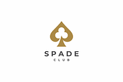Spade Club Logo Template, a Branding & Logo Template by yopie (Thumbnail 1 of 3)