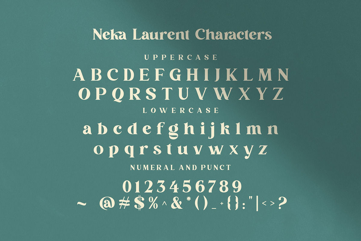 Neka Laurent - Modern Serif, a Serif Font by ErgibiStudio (Photo 8 of 9)