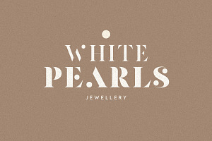 Pearlone - Stylish Stencil Serif