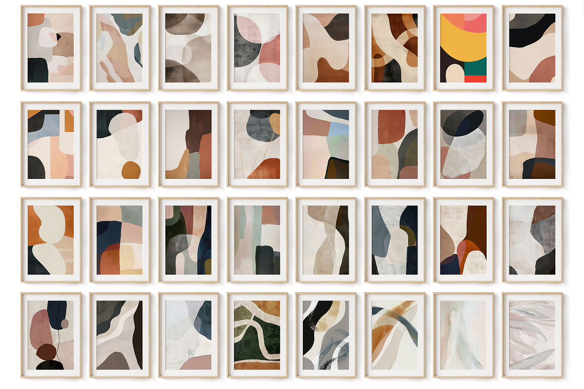 60 geometric illustrations, a Decorative Illustration by DamonYang's shop (Photo 7 of 8)