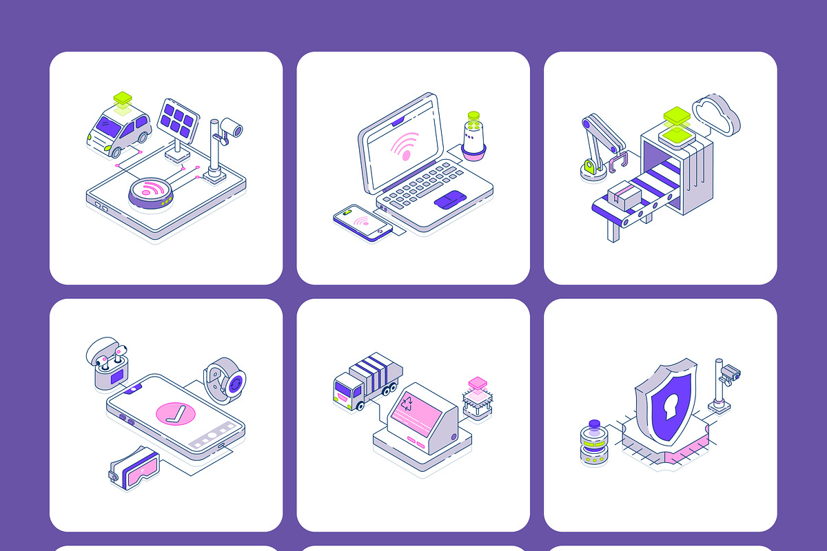 200 Technology and AI Isometric, a Technology Illustration by Vectors Market (Photo 13 of 19)
