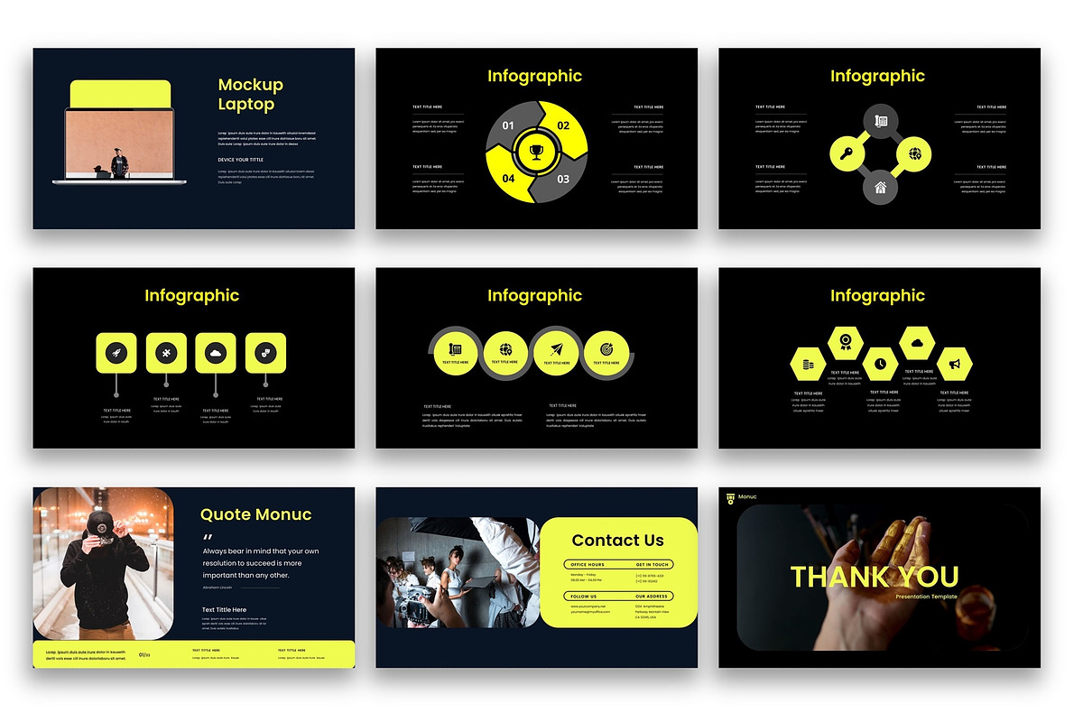 Monuc – Business PowerPoint Template, a Presentation Template by kreatifreya (Photo 5 of 5)