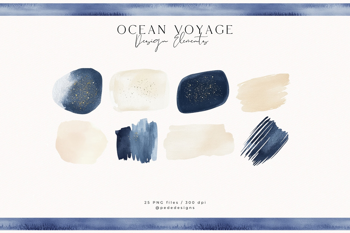 Ocean Voyage Collection, a Decorative Illustration by PeDe Designs (Photo 18 of 26)