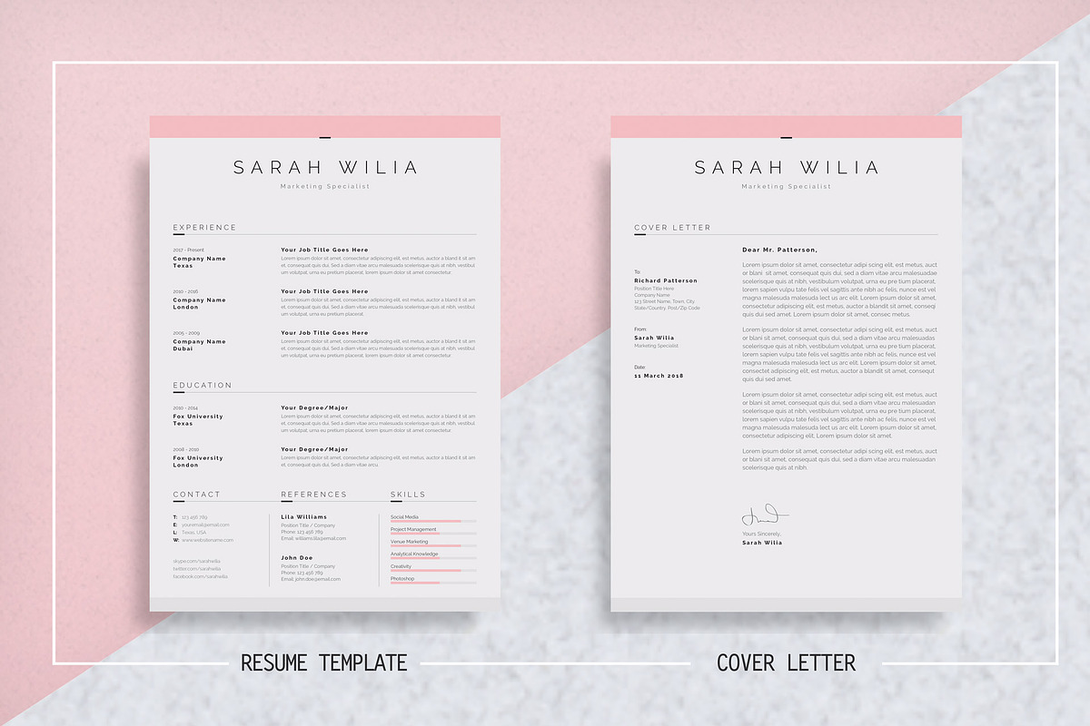 Resume/CV, a Stationery Template by Mr-Template (Photo 2 of 6)