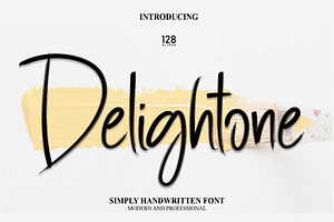 Delightone Script Font