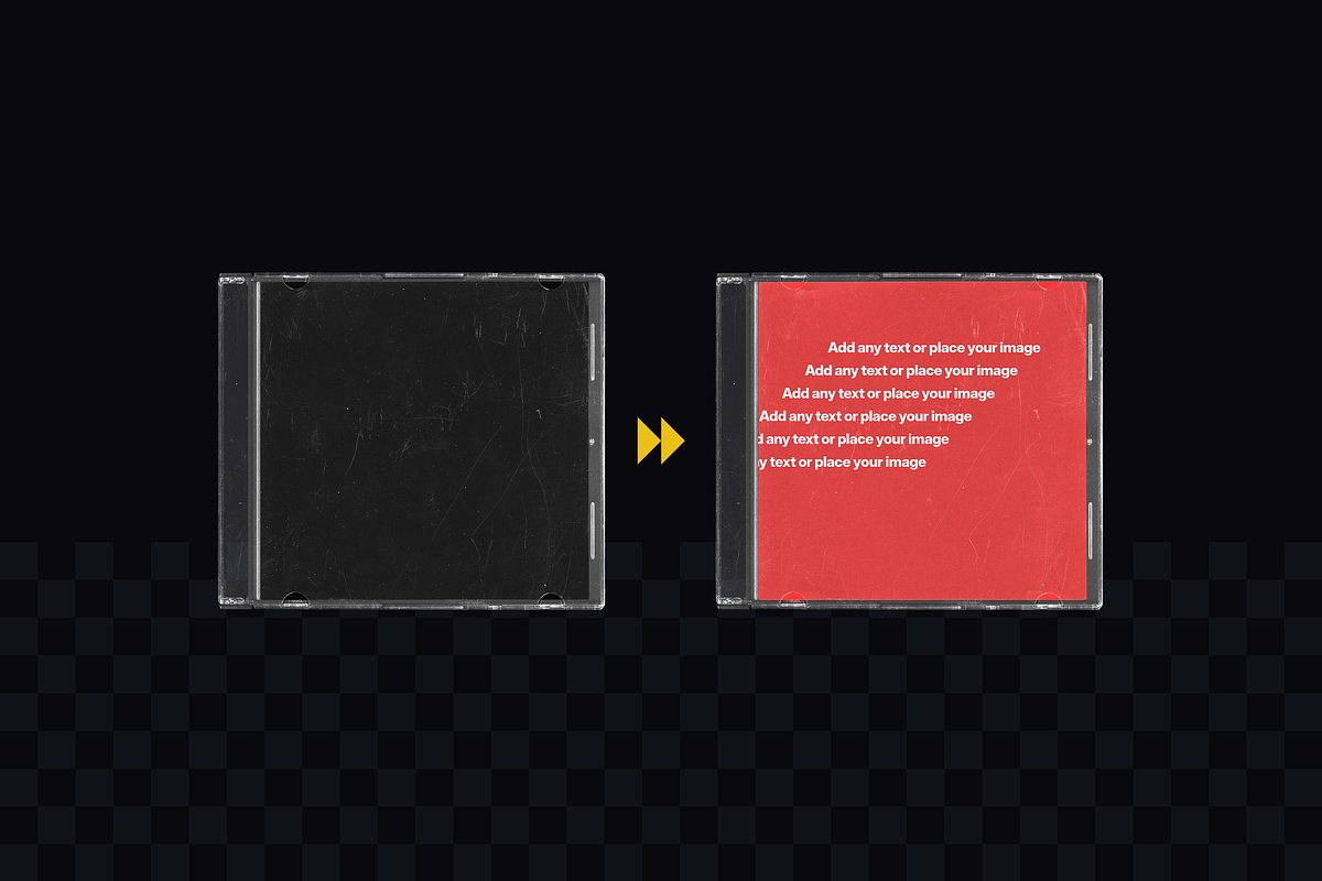 Jewel Case CD Mockup Kit, a Packaging Mockup by BORT GRAPHIC (Photo 5 of 8)