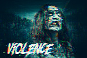 Glitch Photoshop Action, an Action Add-On by designvillage (Thumbnail 2 of 11)
