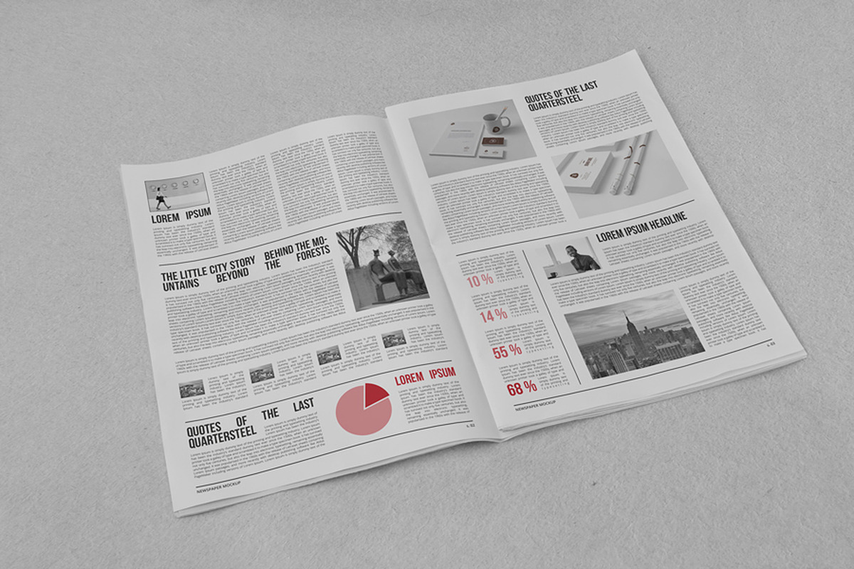Newspaper Mock-up, an Advertising Mockup by Yogurt86 (Photo 11 of 11)