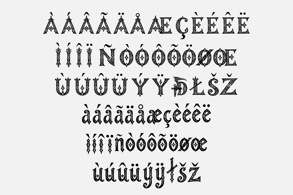 Dayakara, a Symbol Font by Art StoreID (Photo 5 of 16)
